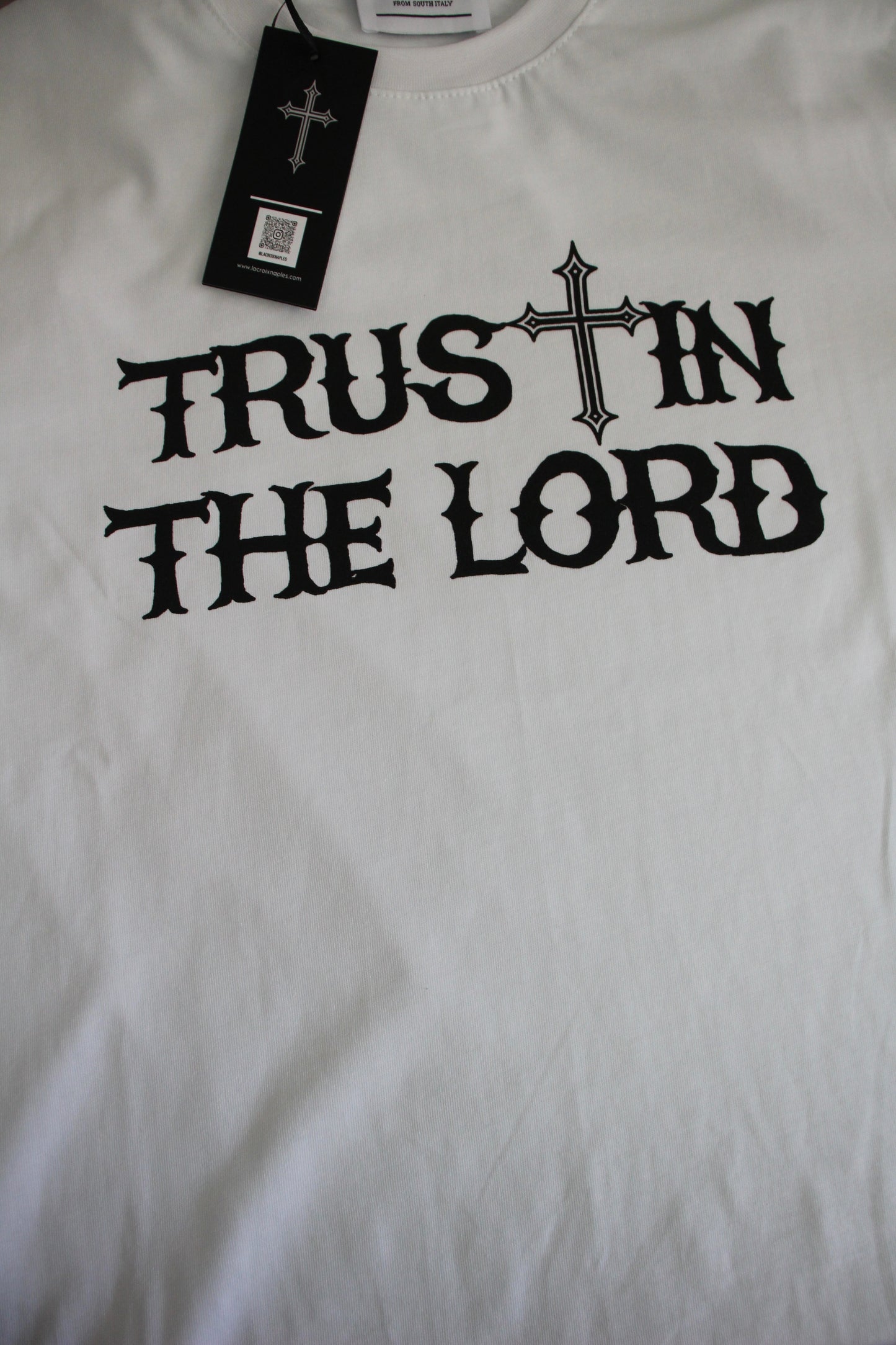 TRUST IN THE LORD - WHITE TEE | LA CROIX x UNDERGROUND