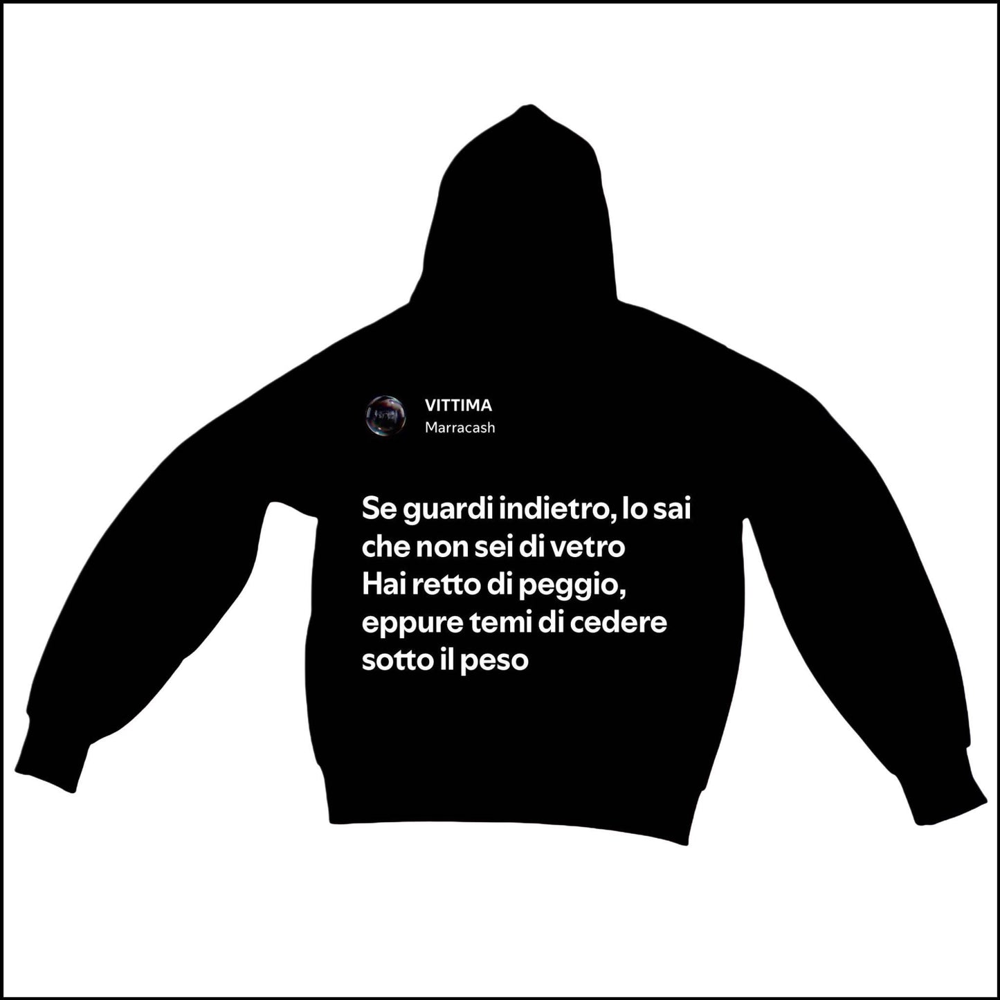 VITTIMA - MARRACASH | BASIC HOODIE