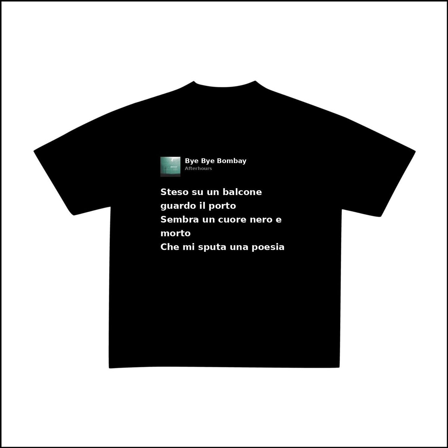 BYE BYE BOMBAY - AFTERHOURS | BASIC TEE