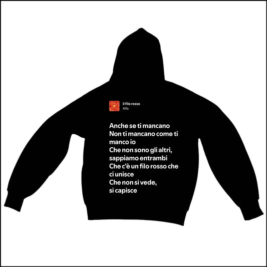 IL FILO ROSSO - ALFA | BASIC HOODIE