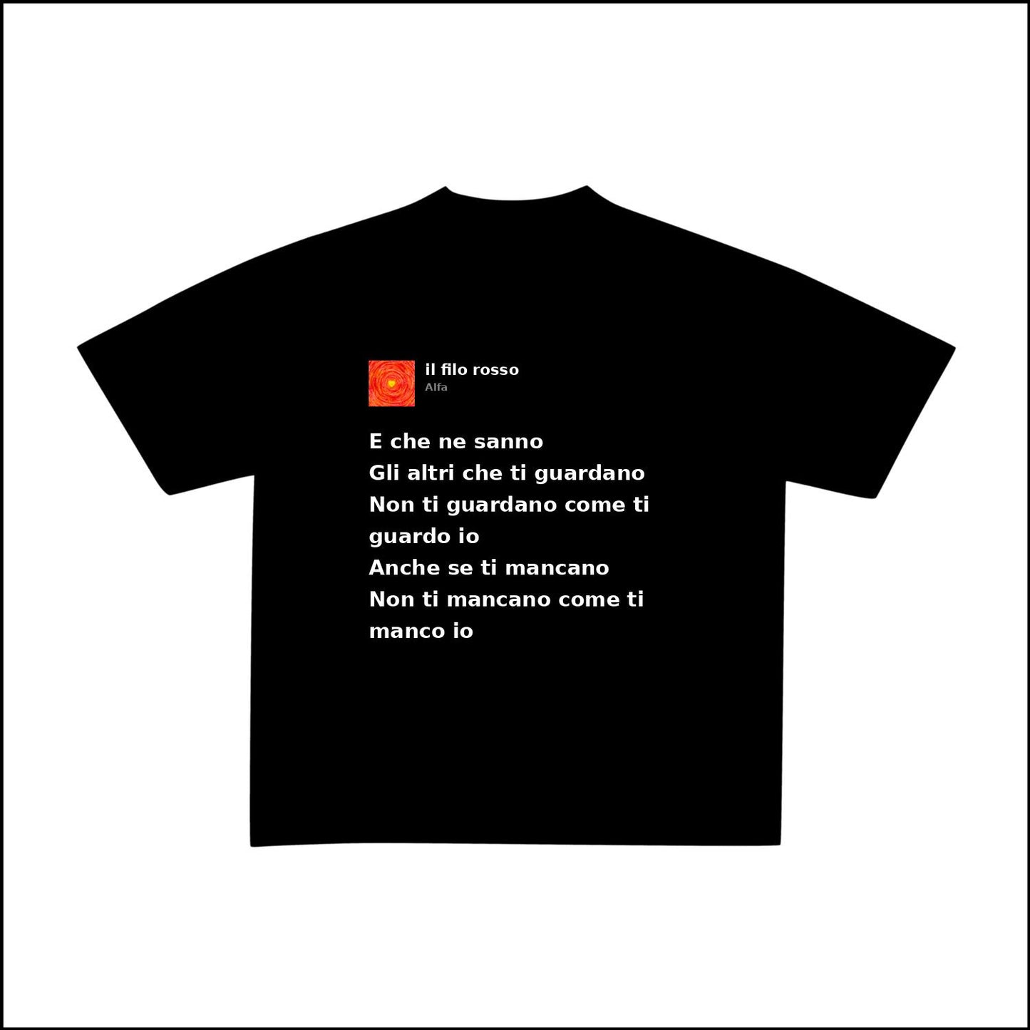 IL FILO ROSSO - ALFA | BASIC TEE