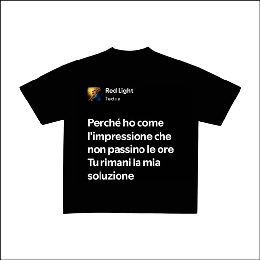RED LIGHT - TEDUA | BASIC TEE