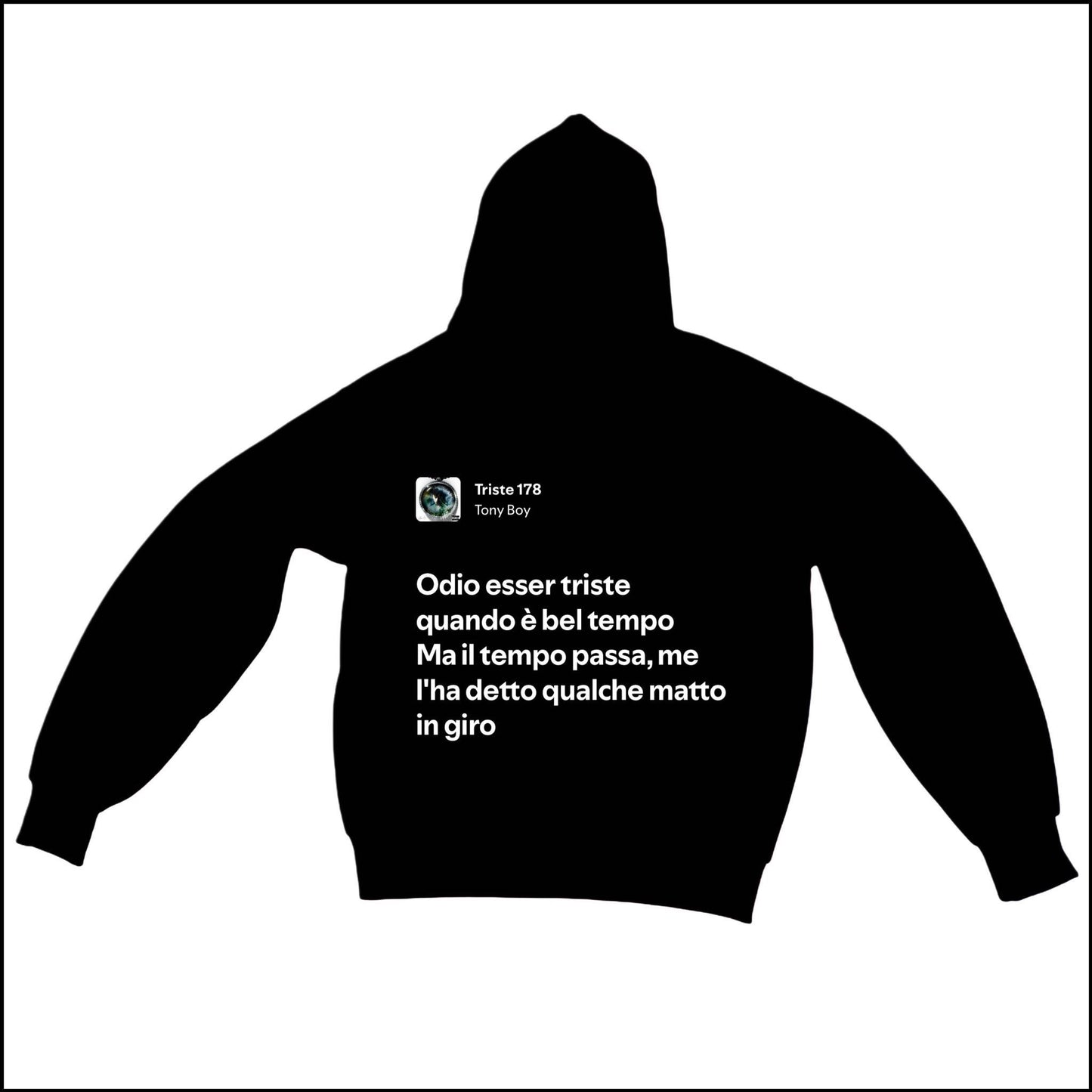 TRISTE 178 - TONY BOY | BASIC HOODIE