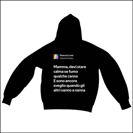 PEACE & LOVE - CHARLIE CHARLES | BASIC HOODIE