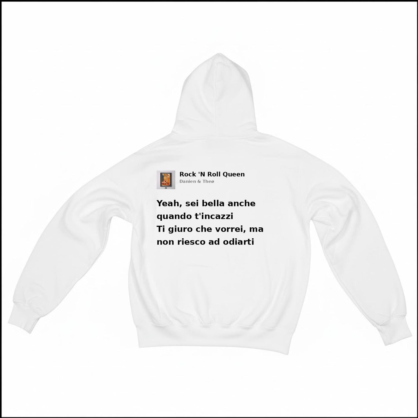 ROCK 'N ROLL QUEEN - DANIEN & THEØ | BASIC HOODIE