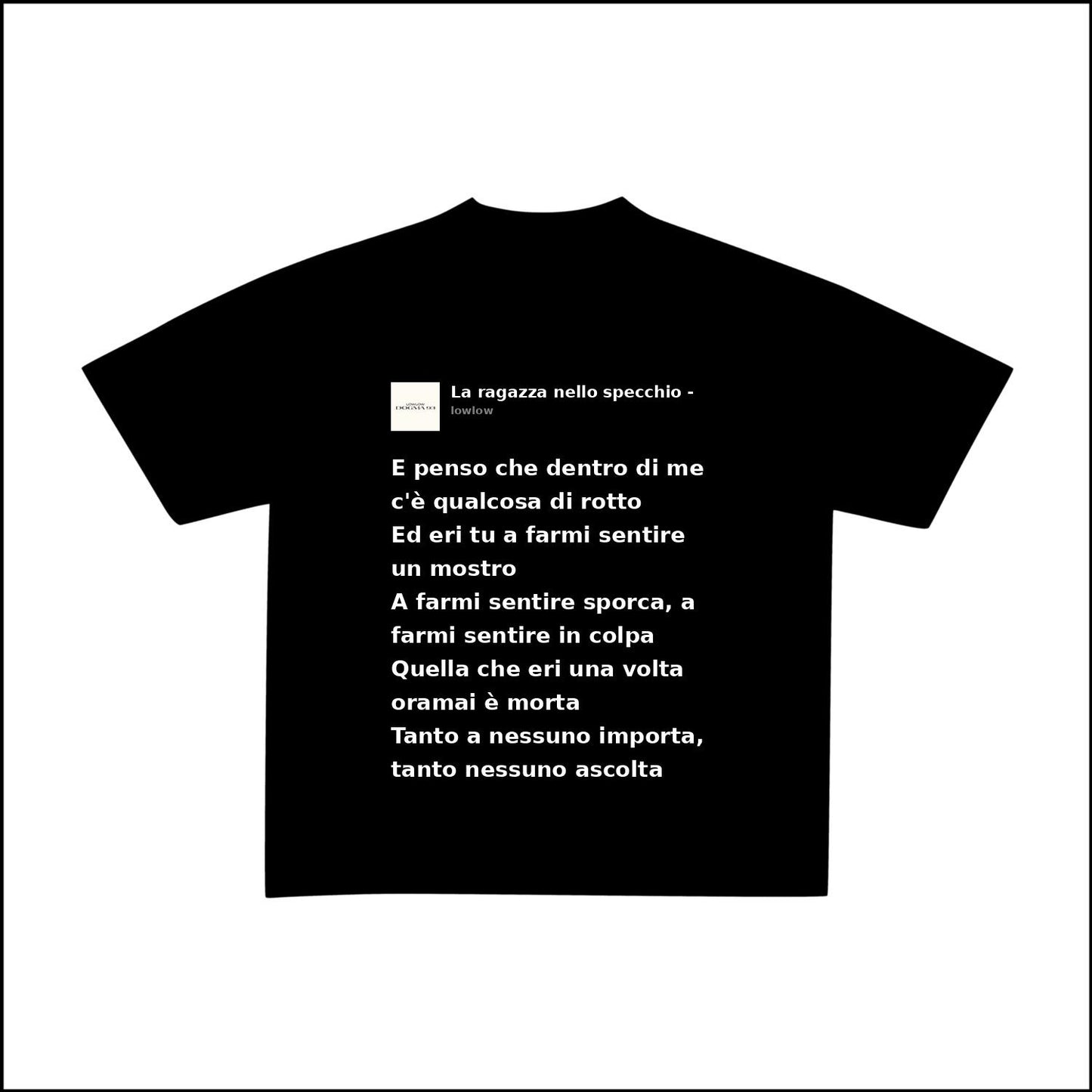 LA RAGAZZA NELLO SPECCHIO - - LOWLOW | BASIC TEE