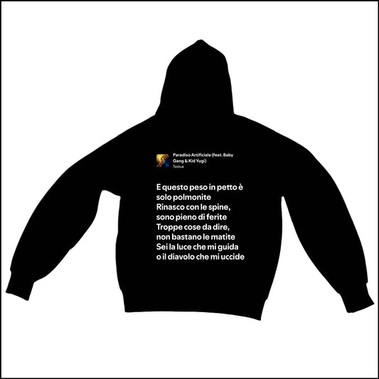 PARADISO ARTIFICIALE - TEDUA | BASIC HOODIE