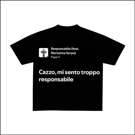 RESPONSABILE - PAPA V | BASIC TEE