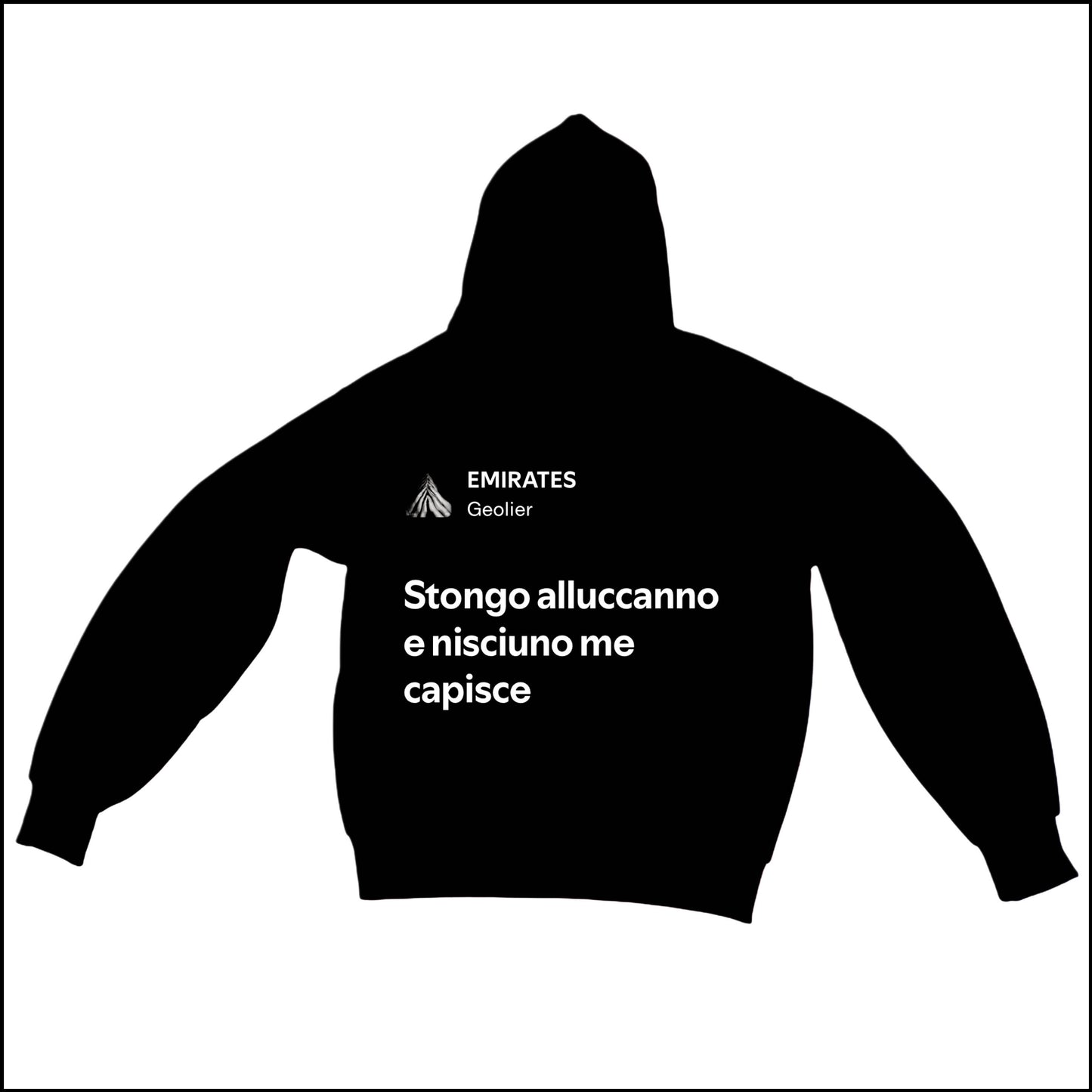 EMIRATES - GEOLIER | BASIC HOODIE