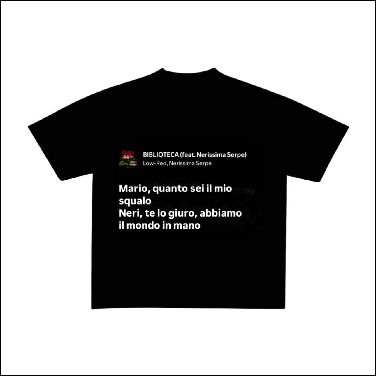 BIBLIOTECA- LOW-RED | BASIC TEE