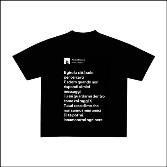 ANCHE STASERA - SFERA EBBASTA | BASIC TEE