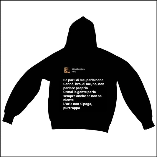 VITA SBAGLIATA - PAKY | BASIC HOODIE
