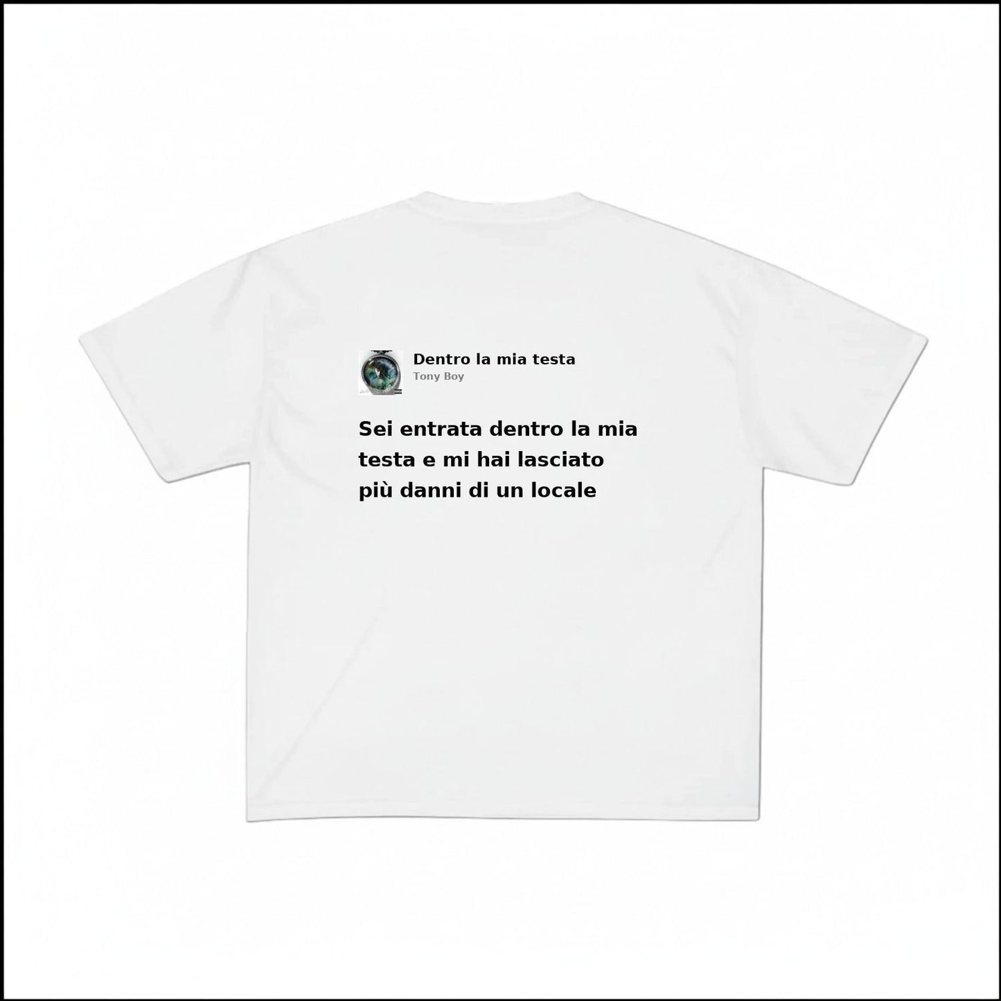 DENTRO LA MIA TESTA - TONY BOY | BASIC TEE