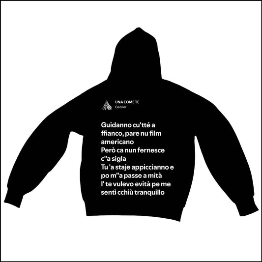 UNA COME TE - GEOLIER | BASIC HOODIE