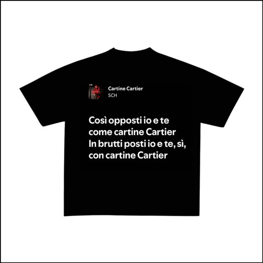 CARTINE CARTIER - SFERA EBBASTA | BASIC TEE