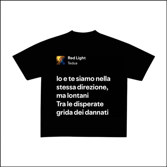 RED LIGHT - TEDUA | BASIC TEE