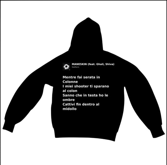 MANESKIN - SADTURS | BASIC HOODIE