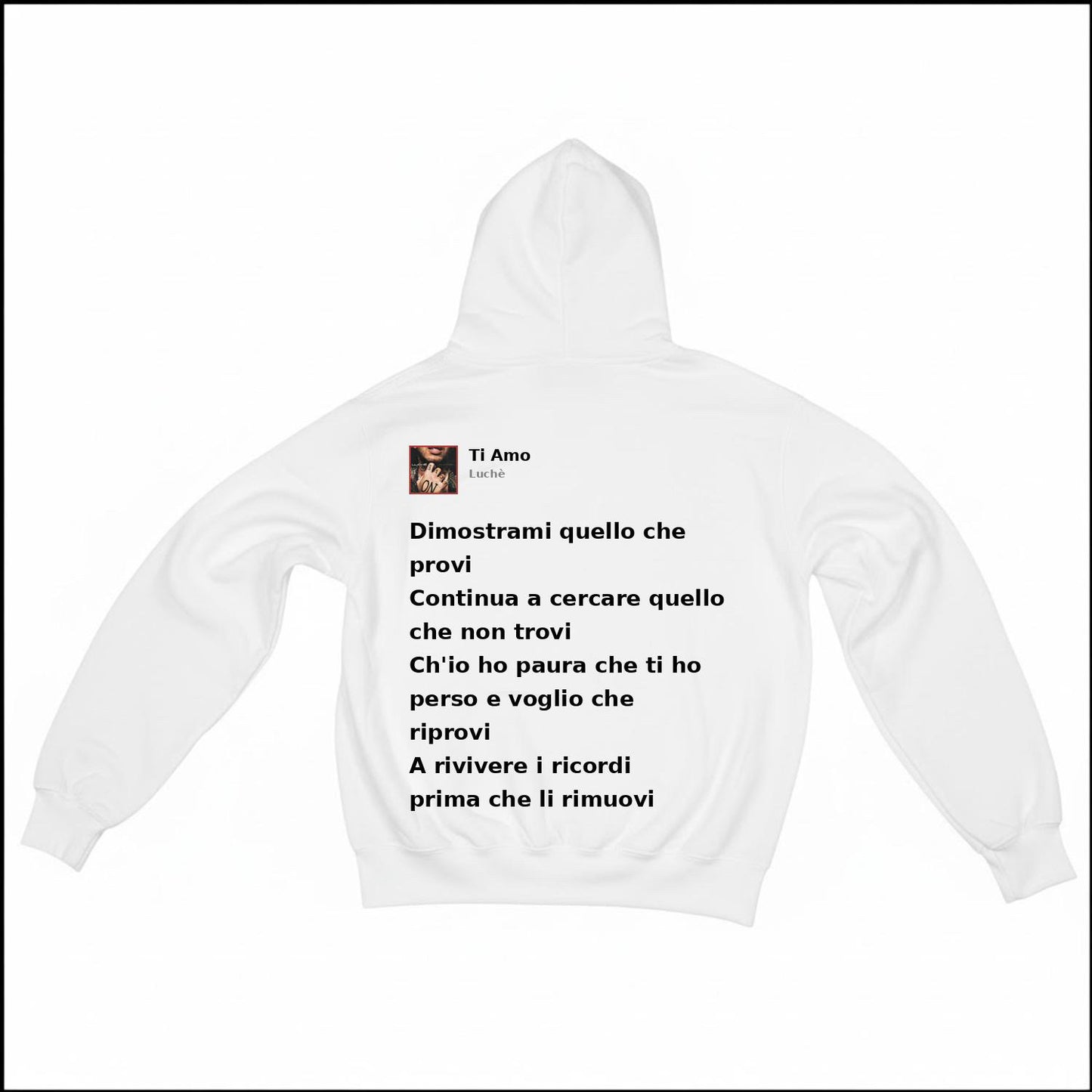 TI AMO - LUCHÈ | BASIC HOODIE