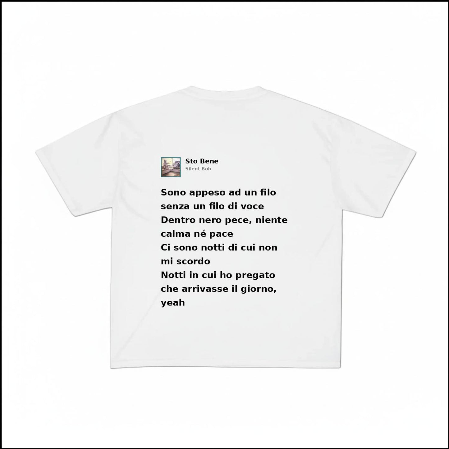 STO BENE - SILENT BOB | BASIC TEE