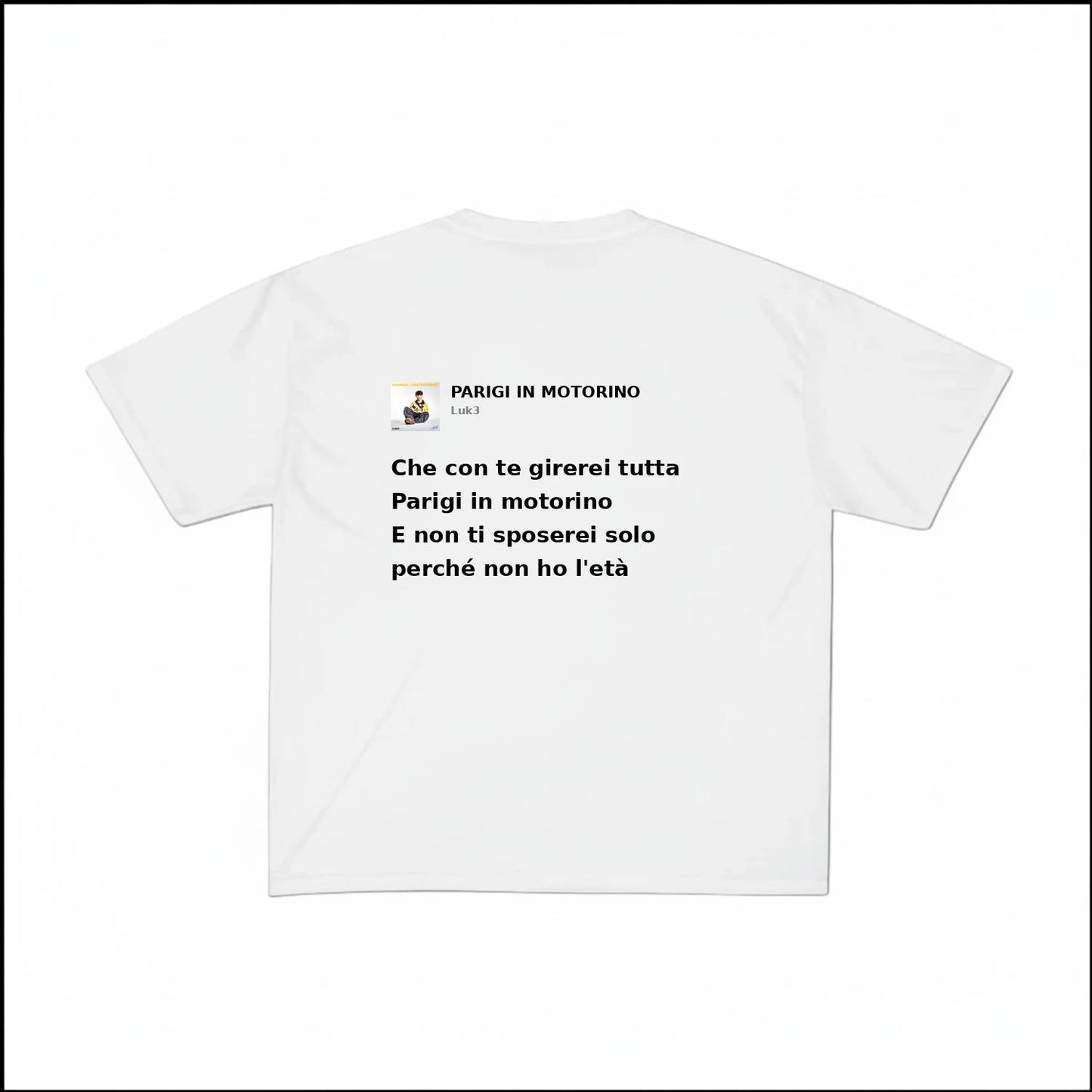 PARIGI IN MOTORINO - LUK3 | BASIC TEE