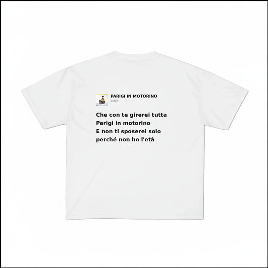 PARIGI IN MOTORINO - LUK3 | BASIC TEE