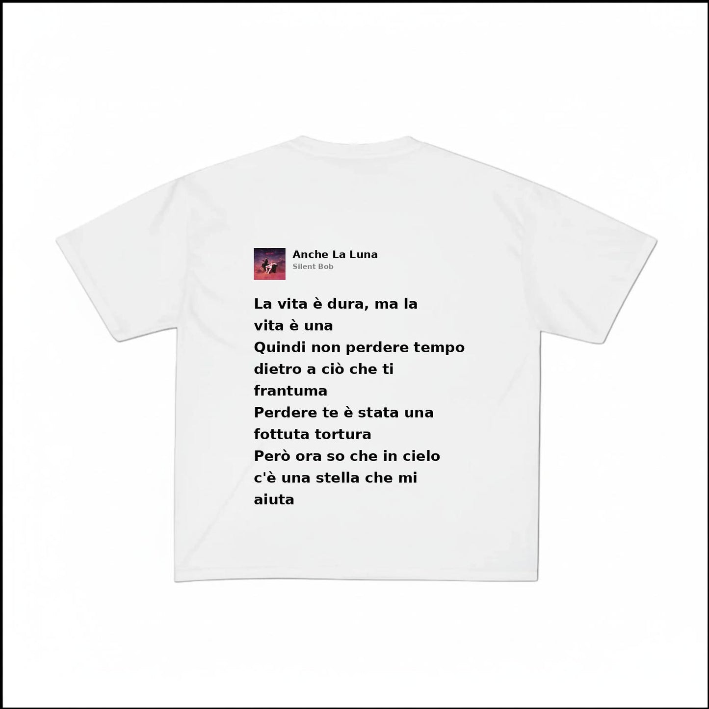 ANCHE LA LUNA - SILENT BOB | BASIC TEE