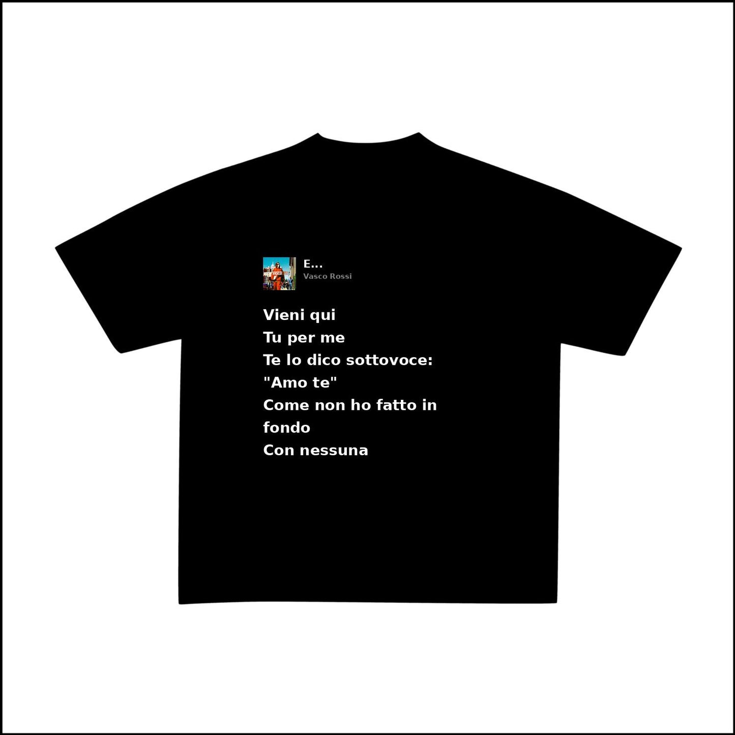 E... - VASCO ROSSI | BASIC TEE