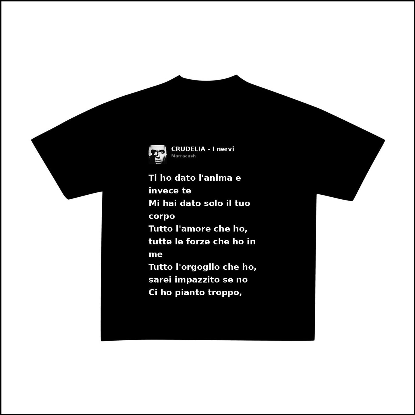 CRUDELIA - I NERVI - MARRACASH | BASIC TEE